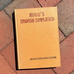 Vintage Hugo's Spanish Simplified Language Study Grammar Reading Conversation